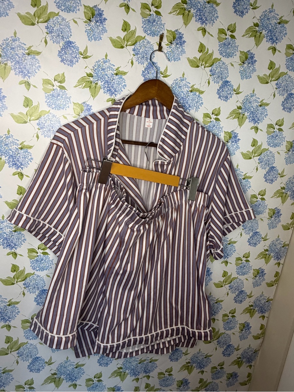 Striped PJ set 1X
